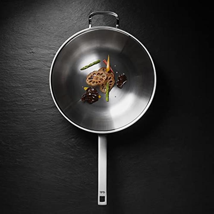 Produktbild Fissler Original-Profi Collection® Wok 32cm (32 cm, Wok Pfanne, Edelstahl)