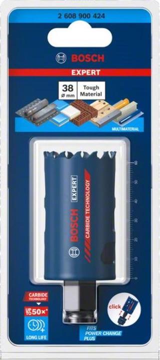 Produktbild Bosch Professional Zubehör EXPERT Tough Material Lochsäge, 38 x 60 mm (38 mm)