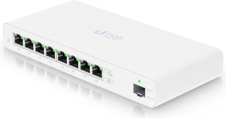 Actual product image Ubiquiti UISP-R 8x Gigabit PoE ISP Router, 1x SFP
