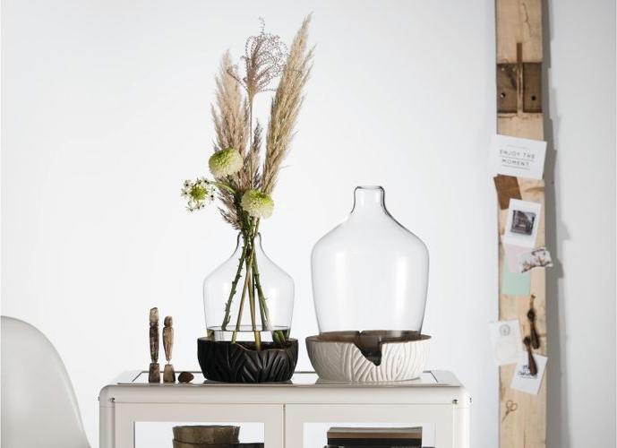 Image du produit Leonardo Vase Casolare, Transparent, avec socle, 43 cm (1 x, 29 x 43 cm)