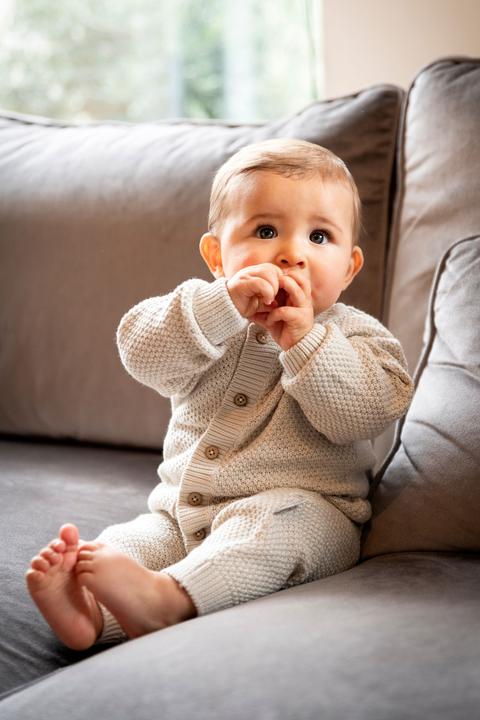 Actual product image Baby's only Babys only romper Willow, warm linen (56)