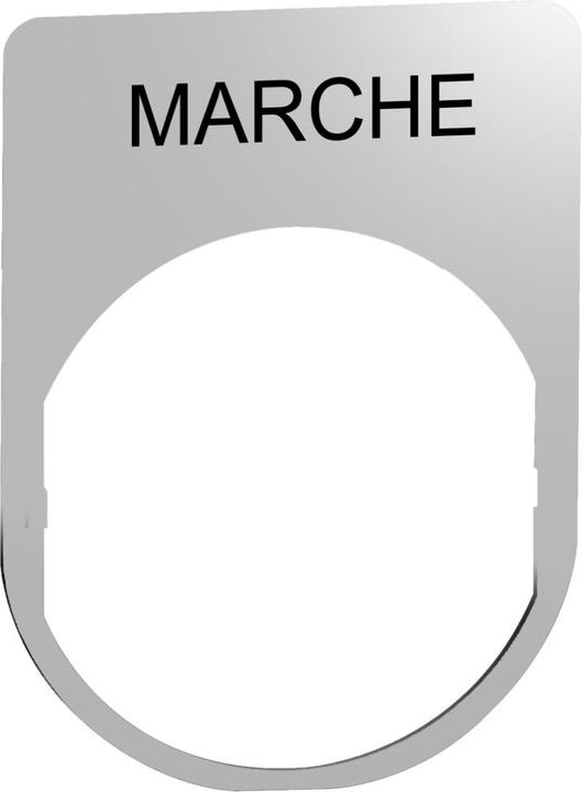 Actual product image Schneider Electric Label holder 30x40mm, with lettering ZBYM2103