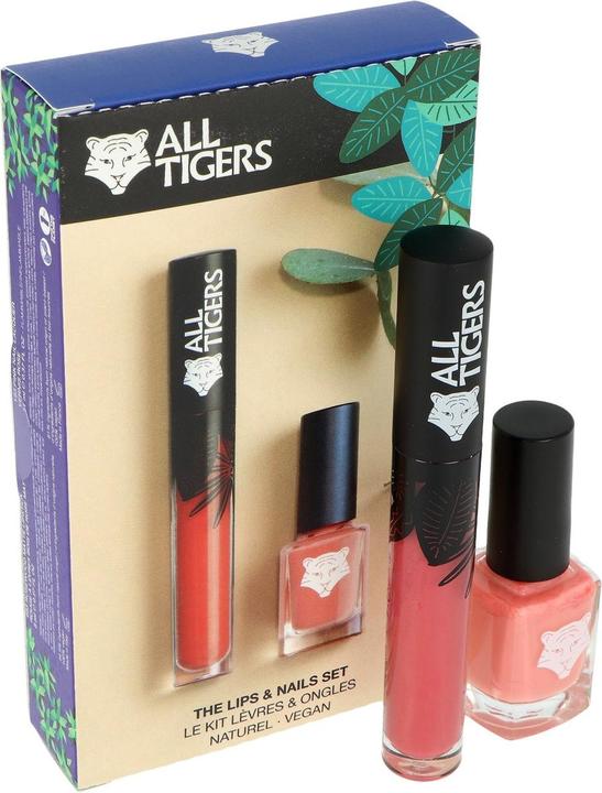 Produktbild All Tigers Gift Set - DUO PINK LIPSTICK 683 + NAIL LACQUER 193 Wild in Pink