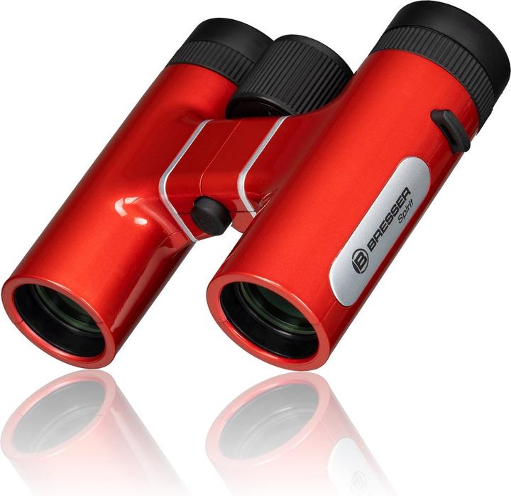 Image du produit Bresser Verrekijker - Spirit 6 x 24 - Rood - Licht en Compact - Ruim Gezichtsveld - (6x, 24 mm)