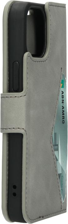 Produktbild Mobiparts Classic Wallet Case Apple iPhone 13 Mini Granite Grey (Apple iPhone 13 mini)