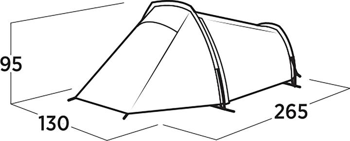 Actual product image Easy Camp Sarek 1 (Tunnel tent, 1.80 kg)