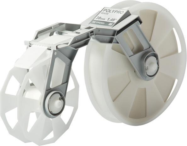Immagine prodotto Inkadoo Brother MC-PP2WH DirectLabel Cassette Bianco 38 mm Bianco Brother Tape Creator 50 mm (3.80 cm, Bianco)