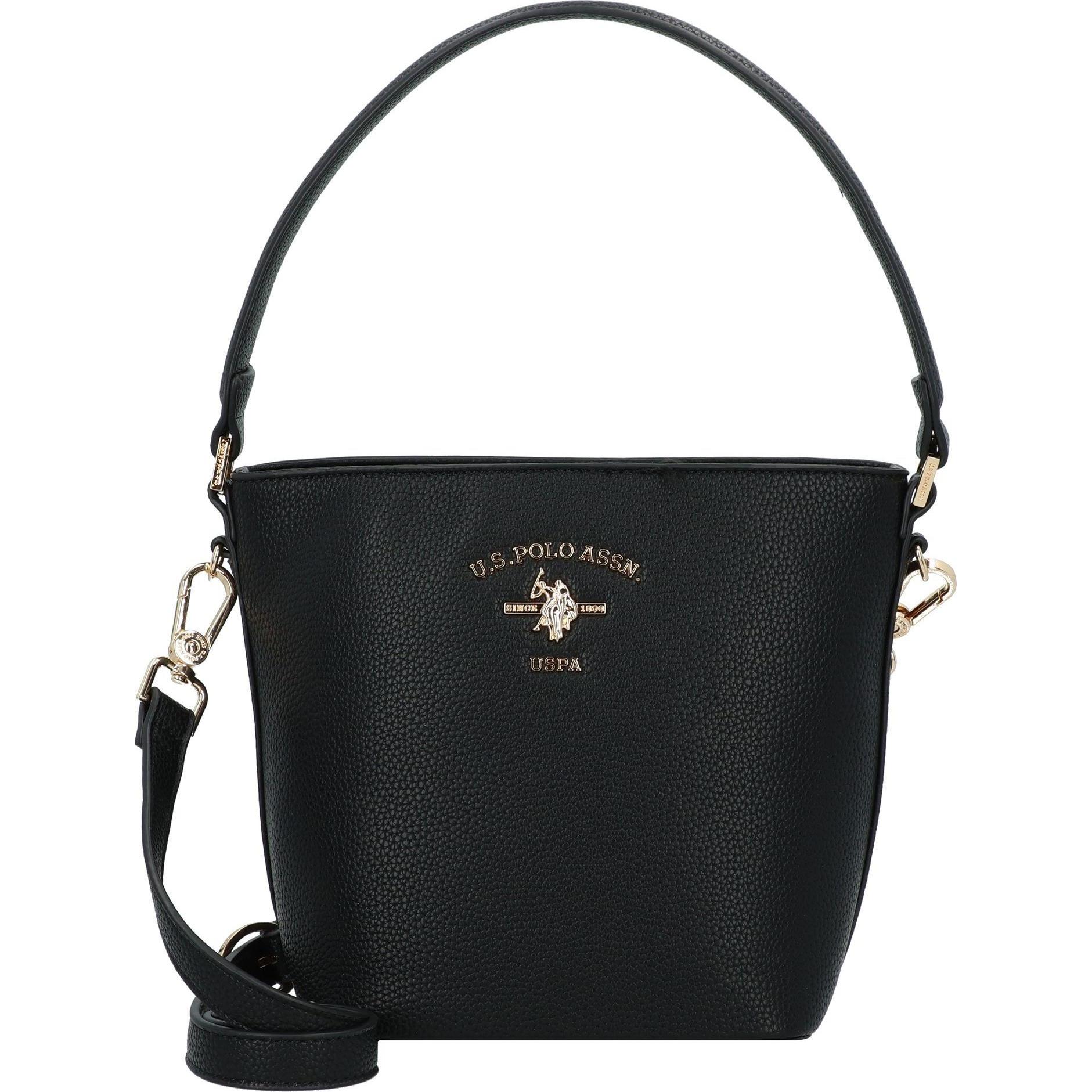 U.S. Polo, Handtasche, Standford Mini Bag Schultertasche 17 cm, Schwarz