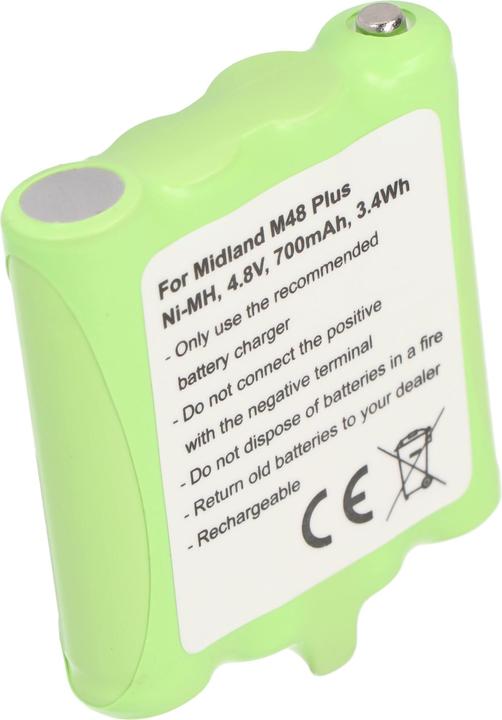 Actual product image AccuCell Akku Midland G6, G8, M24, M48, M48 Plus, M99, M99 Plus, BATT6R, PB-G8