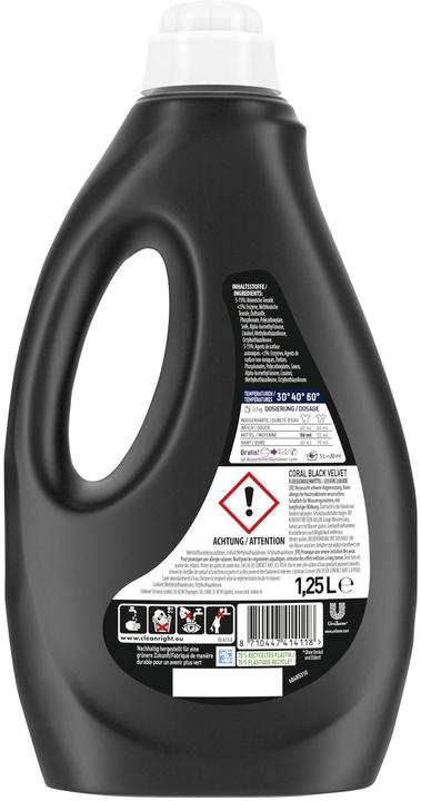 Produktbild Coral Black Velvet (25 Waschgänge, Flüssigwaschmittel)