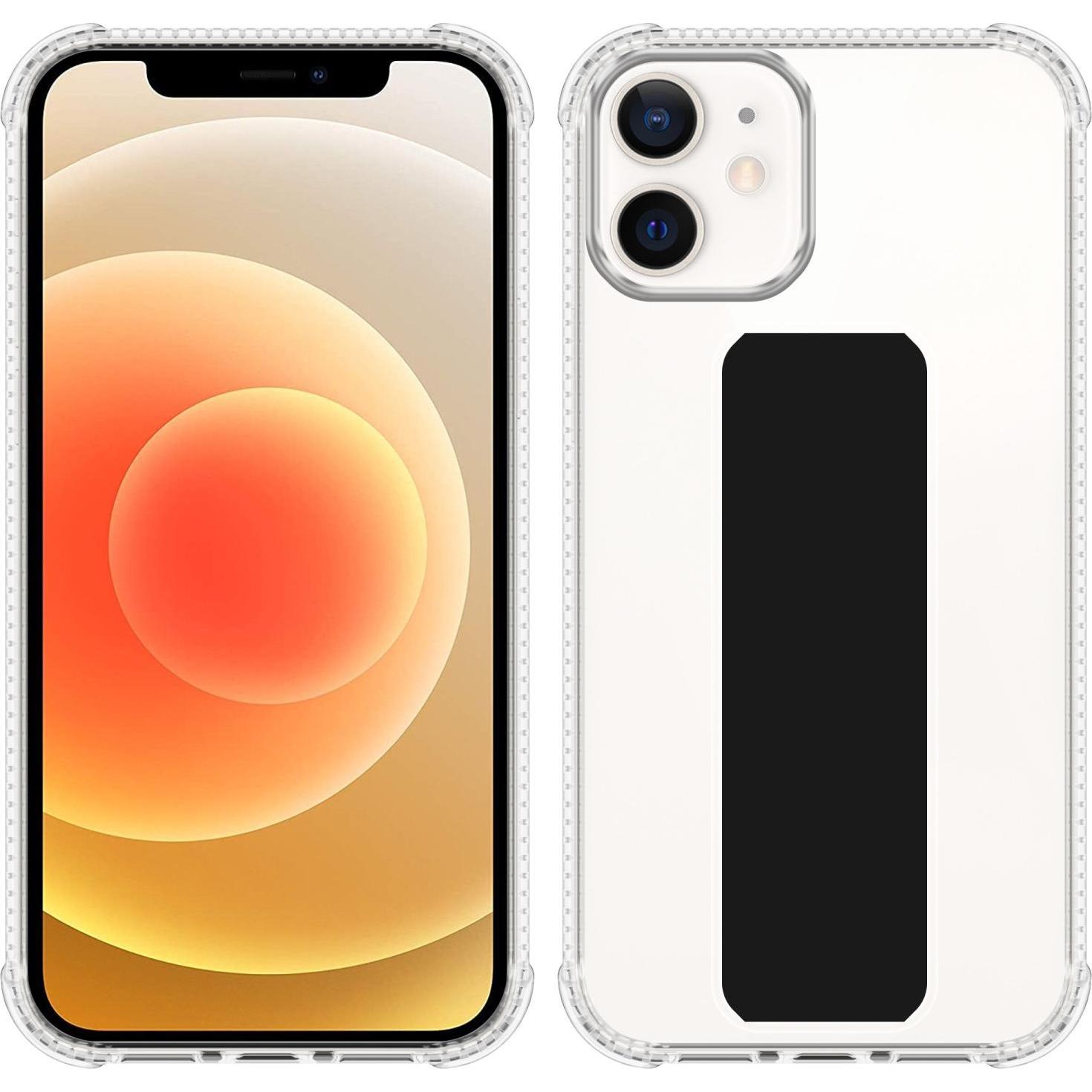 Thumbnail - Cadorabo Hülle für Apple iPhone 11 im TPU mit Halterung LM167 Style (Apple iPhone 11), Smartphone Hülle, Schwarz