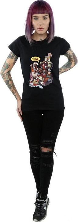 Actual product image Womens/Ladies Deadpool Merchandise Royalties Cotton T-Shirt (M)