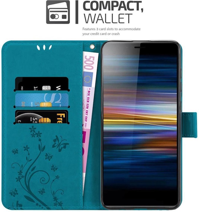 Produktbild Cadorabo Flower Book Cover (Sony Xperia L3)
