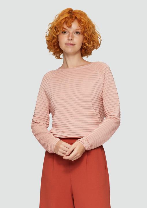 Produktbild s.Oliver Strickpullover Pullover mit Strukturmuster aus Viskosemix (M)