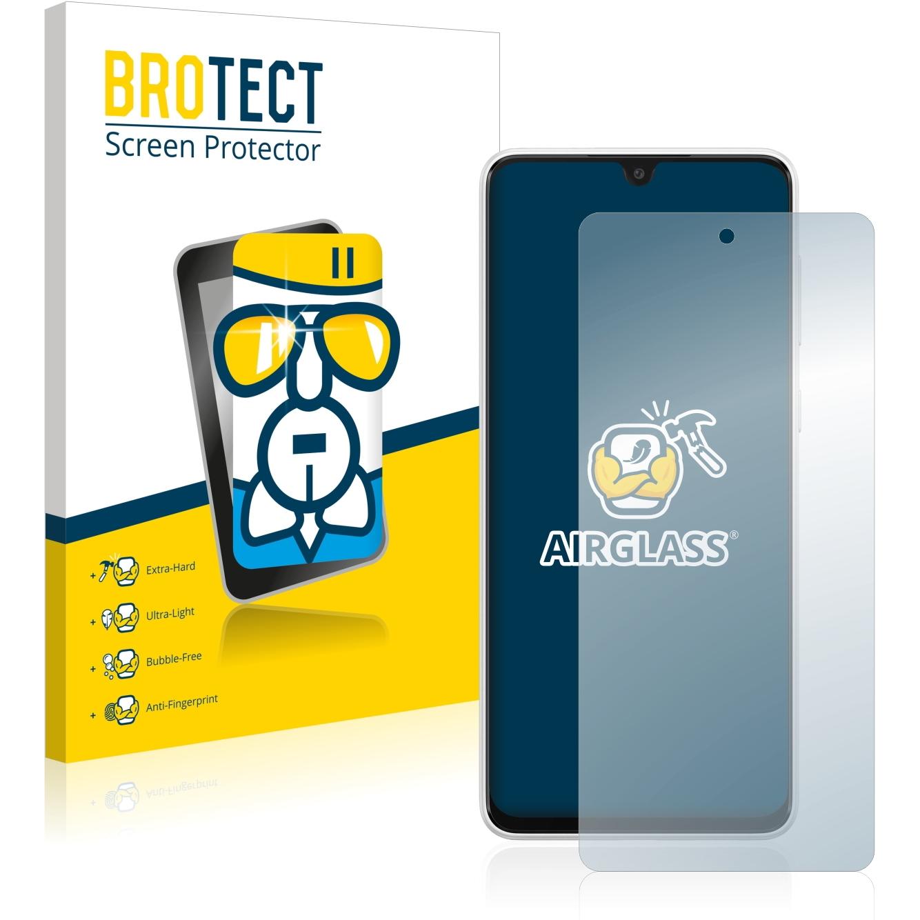 BROTECT AirGlass Panzerglasfolie (1 Stück, Samsung Galaxy A33 5G), Smartphone Schutzfolie, Transparent