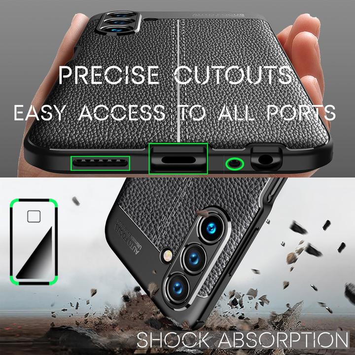 Produktbild Nalia Leder-Look Silikon Hülle (Samsung Galaxy A13 5G)