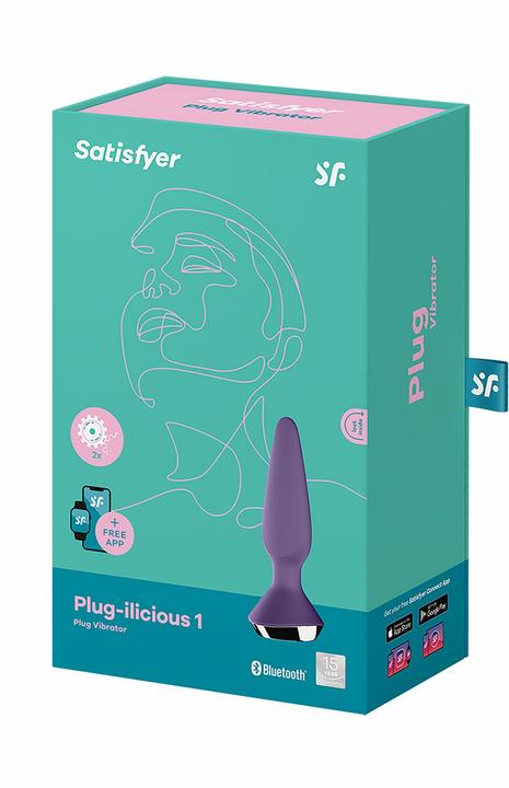 Produktbild Satisfyer Plug-ilicious 1 Plug Vibrator - Purple