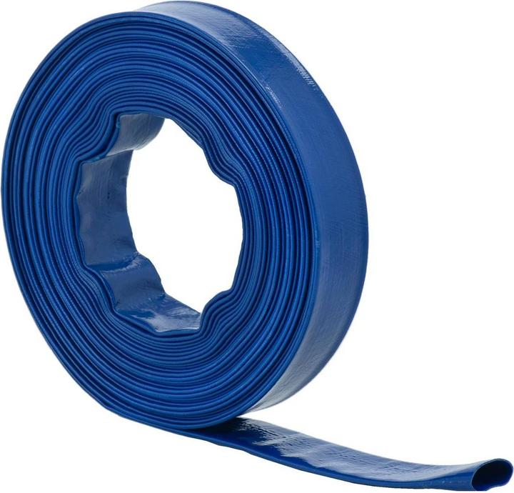 Produktbild Hillvert Flachschlauch Bauschlauch Industrieschlauch Flachwasserschlauch PVC 1 1/4" 20 m (20 m, 32 mm)