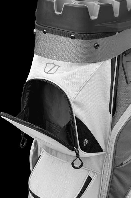 Image du produit Wilson - Sac pour chariot iLock - Gris/Blanc/Noir