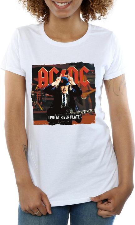 Image du produit AC/DC Femmes/Les femmes Live At River Plate T-Shirt en coton Columbia Records (M)
