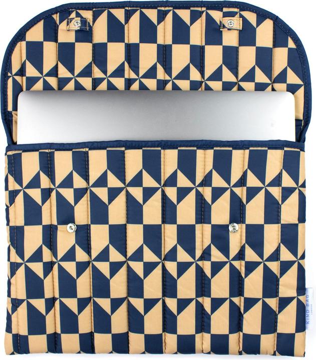 Actual product image Kind Bag Laptop Sleeve 16" Navy Coffee (16")