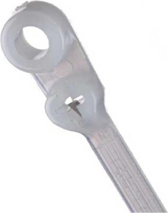 Actual product image ABB Cable Tie TY-Rap 198.8 x 4.83mm, Polyamide 6.6, 222N, Natural (Metal cable ties, 198.90 mm, 100 pcs.)