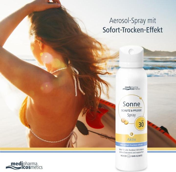 Actual product image Dr. Theiss Sonne Schu+Pfl Akt Aero 30 (Sun spray, SPF 30, 150 ml)