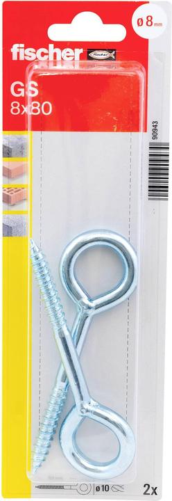 Produktbild Fischer Ösenschraube GS 8x100 K (2 Stk.)