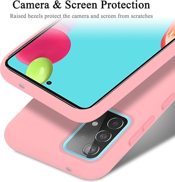 Actual product image Cadorabo TPU Liquid Silicone Case Cover (Samsung Galaxy A52 5G)