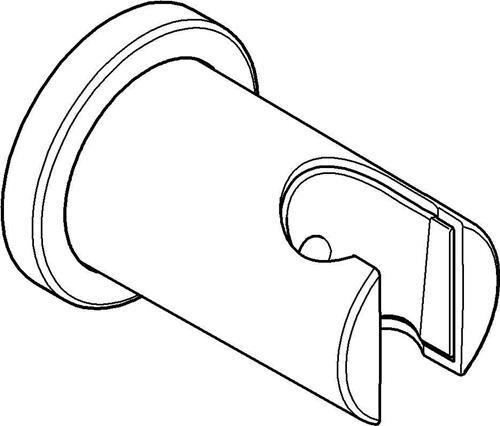 Actual product image Grohe Hand shower holder RAINSHOWER ni verst chr rd Ros