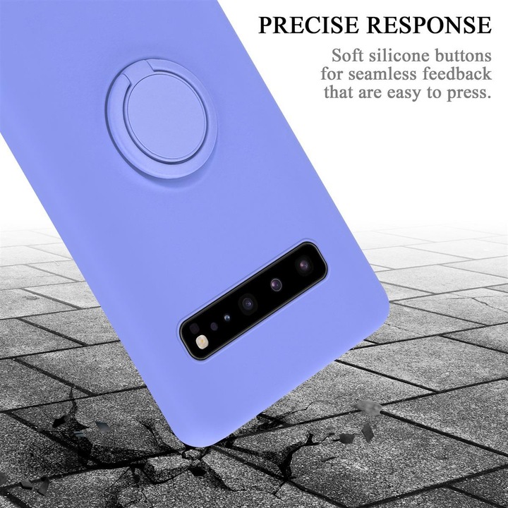Actual product image Cadorabo TPU Liquid Ring Silicone Case Cover (Samsung Galaxy S10 5G)