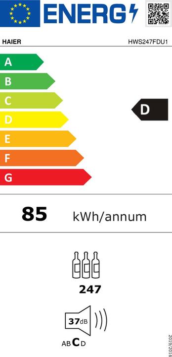 Etichetta energetica Haier HWS247FDU1