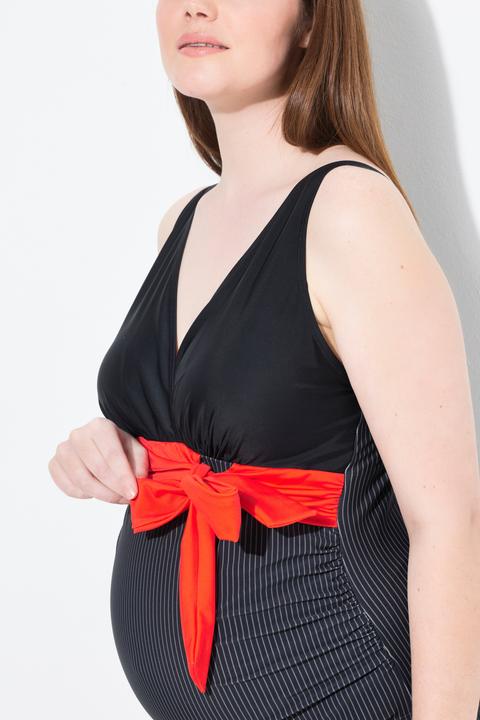 Actual product image Ulla Popken Bellieva-Badeanzug, Softschalen, Zierschleife (50, 52)