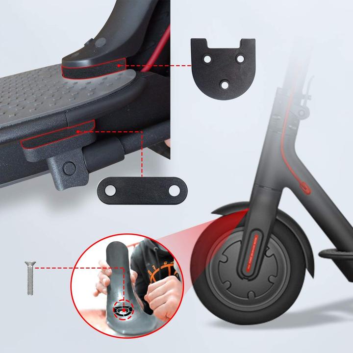 Actual product image Anseni E-Scooter Reifen-Set 10 Zoll