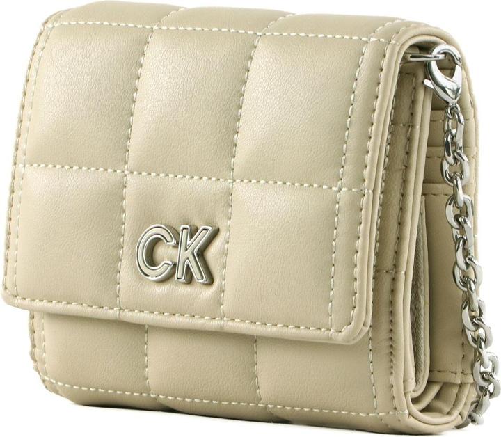 Actual product image Calvin Klein Re-Lock Quilt Trifold Wallet