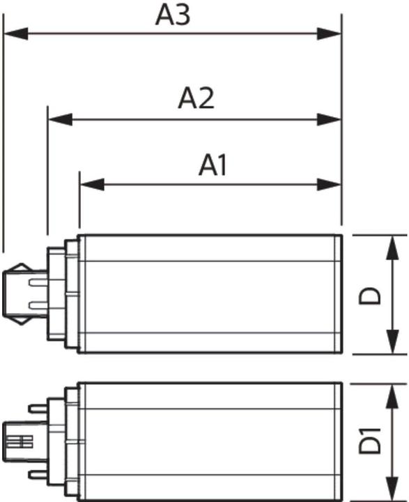 Image du produit Philips Professional CorePro LED PL-T 6,5W/840 48778900 4Pin GX24q-2 800lm EVG EEK E (GX24q-2, 6.50 W, 800 lm, 1 x, E)