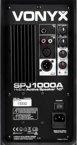 Actual product image Vonyx Loudspeaker SPJ-1000A (Active, 1x 200 W)