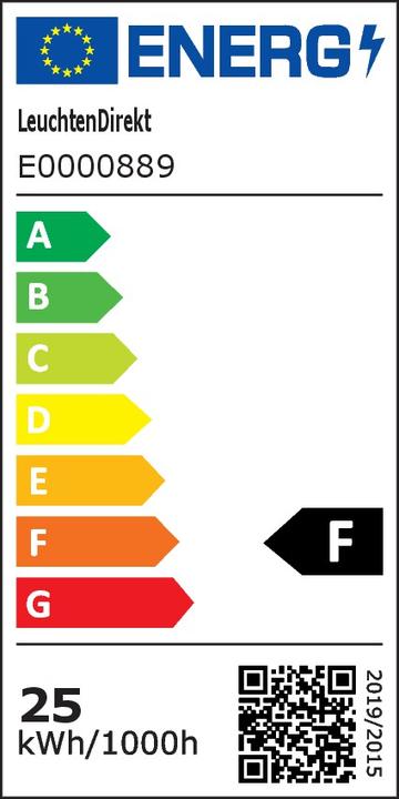 Energy Label Leuchten Direkt Hans (2500 lm)