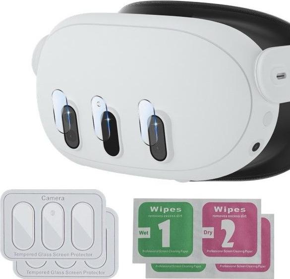 Produktbild MU Classic (3er Set) Meta Quest 3 Linsen Glas Abdeckung Schutz