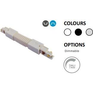 Powergear, Accessori per illuminazione, 3PH Verbinder DALI 3 Flexibel Schwarz