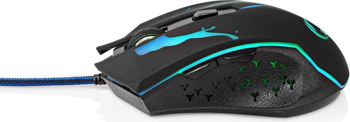 Actual product image Nedis Gaming Mouse | Wired | 1200 / 1800 / 2400 / 3600 dpi | Adjustable DPI | Number of buttons: 6 (Cable)