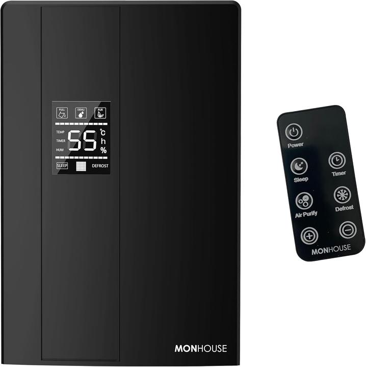 Produktbild Monhouse Luftentfeuchter mit Fernbedienung und Timer (29 m²)