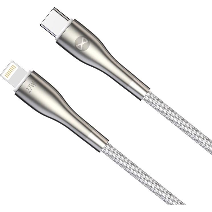 Thumbnail - Forever Schlankes Kabel USB-C - Lightning 1,0 m 27W weiss (USB 3.2 Gen 1), USB Kabel