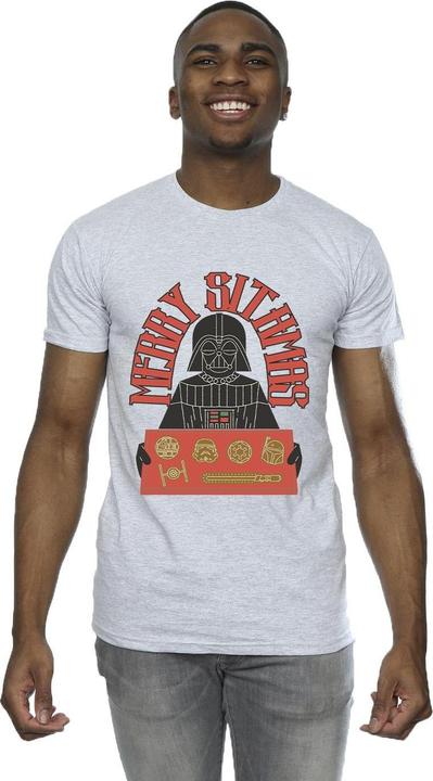 Image du produit Star Wars - T-shirt EPISODE IV: A NEW HOPE MERRY SITHMAS - Homme (XXL)