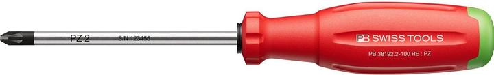 PB Swiss Tools Pozidriv-Schraubenzieher PB 38192 SwissGrip Evo Gr. 2 100 mm RE (Cross recess)