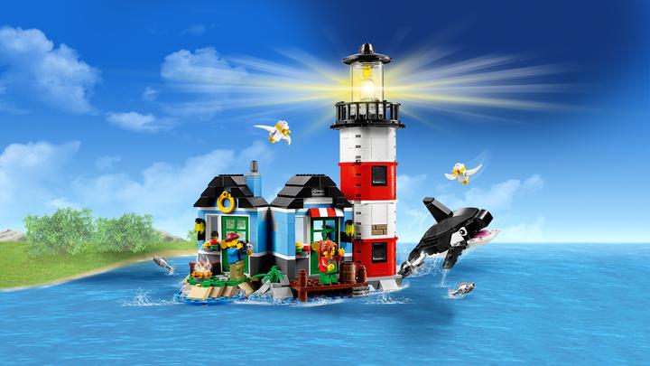 Produktbild LEGO Creator Leuchtturm-Insel (31051)
