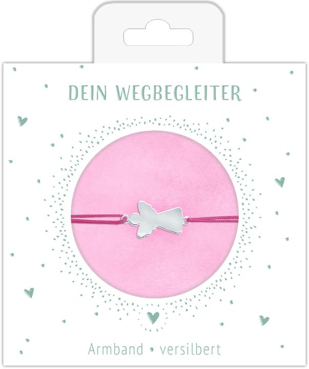 Immagine prodotto Bracciale con ciondolo a forma di angelo custode (placcato in argento)