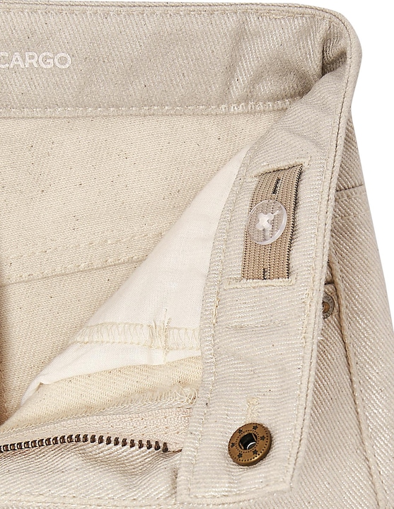 Actual product image Vertbaudet Weite Mädchen Cargohose mit Glanzeffekt (98)