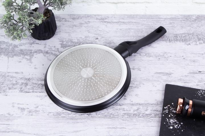 Produktbild BerlingerHaus GRANITE BAKER 25cm Black ROSE BH-1639 (25 cm, Pfannenset + Topfset, Aluminium)
