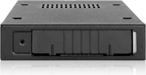 Actual product image Icy Dock MB491SKL-B 2.5in HDD Case for industrial systems SAS/SATA3 HDD/SSD dust cover key lock